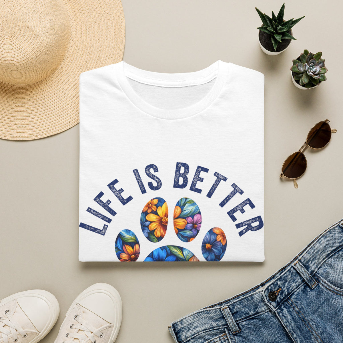 Life Better With Dogs t-shirt