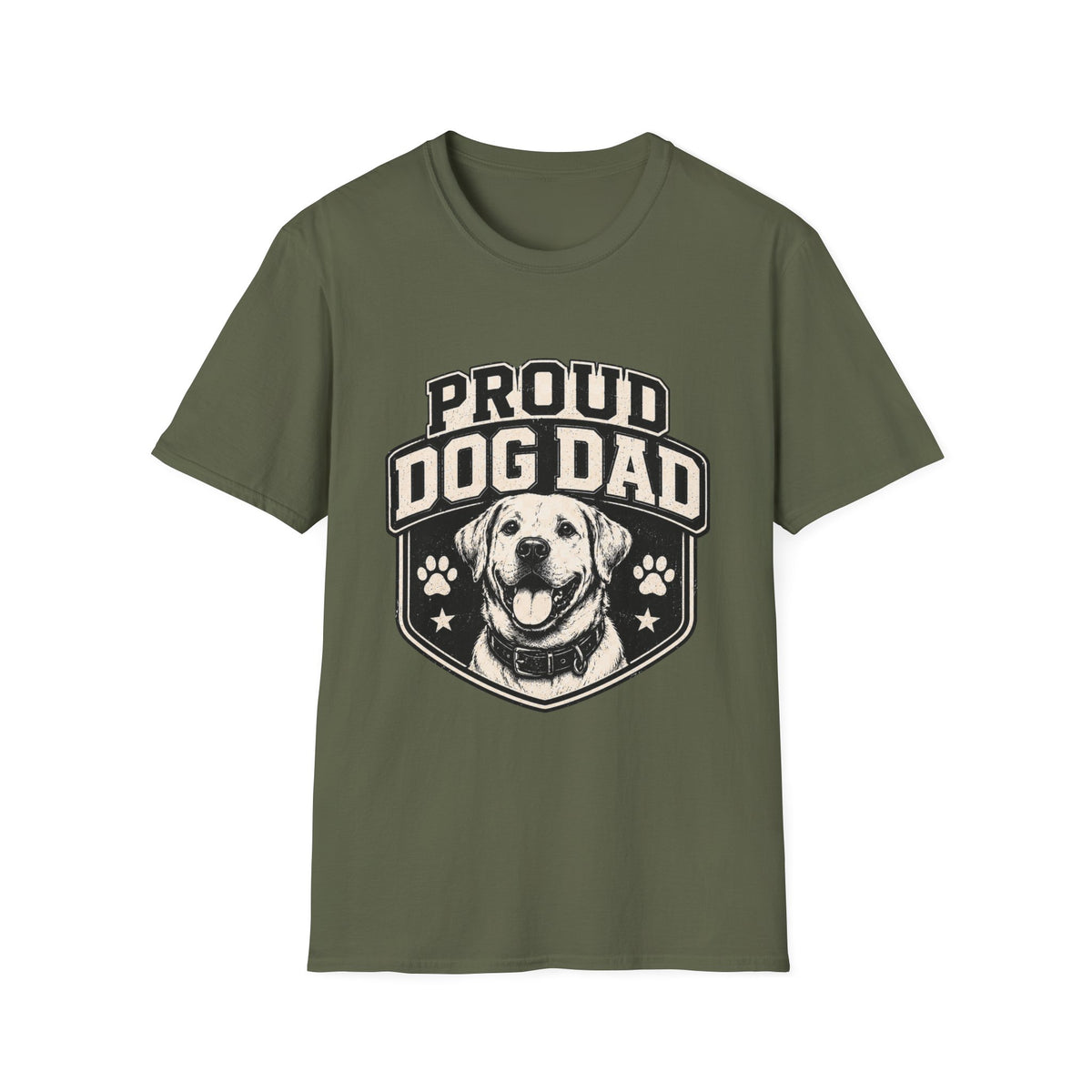 PROUD DOG DAD T SHIRT