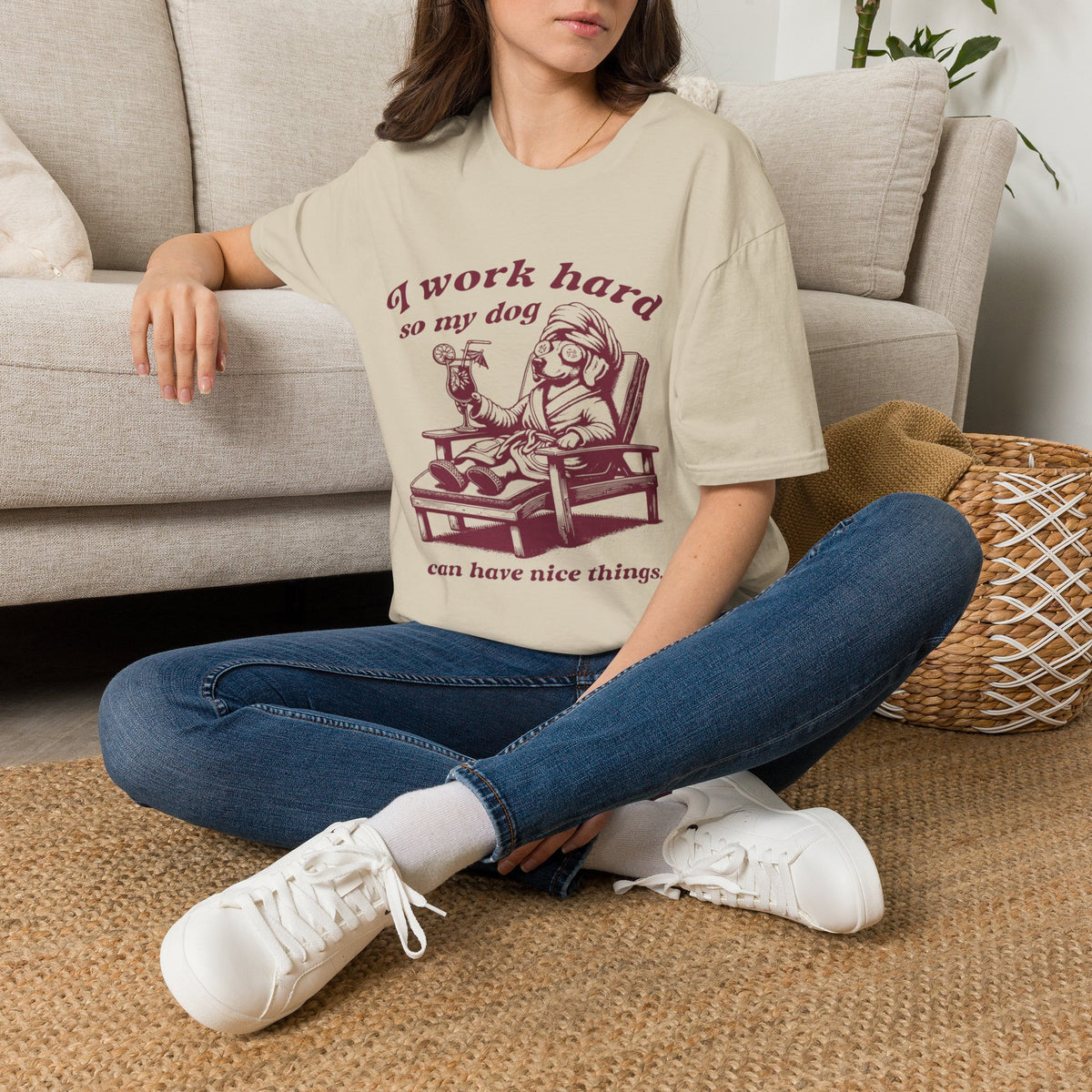 I Work Hard brd t-shirt