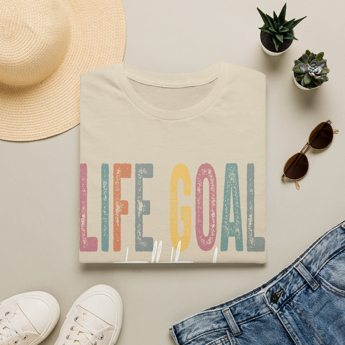 Life Goal Pet All Dogs wht t-shirt