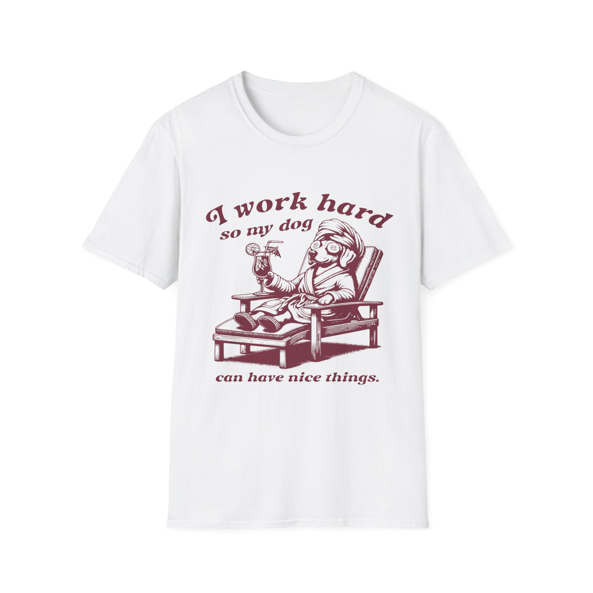 I Work Hard brd t-shirt