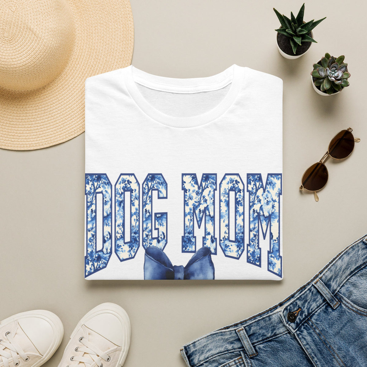 Dog Mom Chinoiserie t-shirt