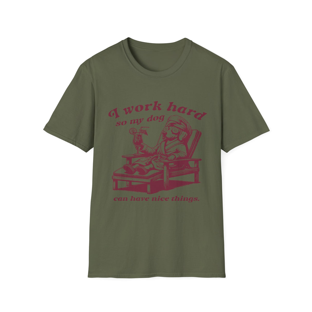 I Work Hard brd t-shirt