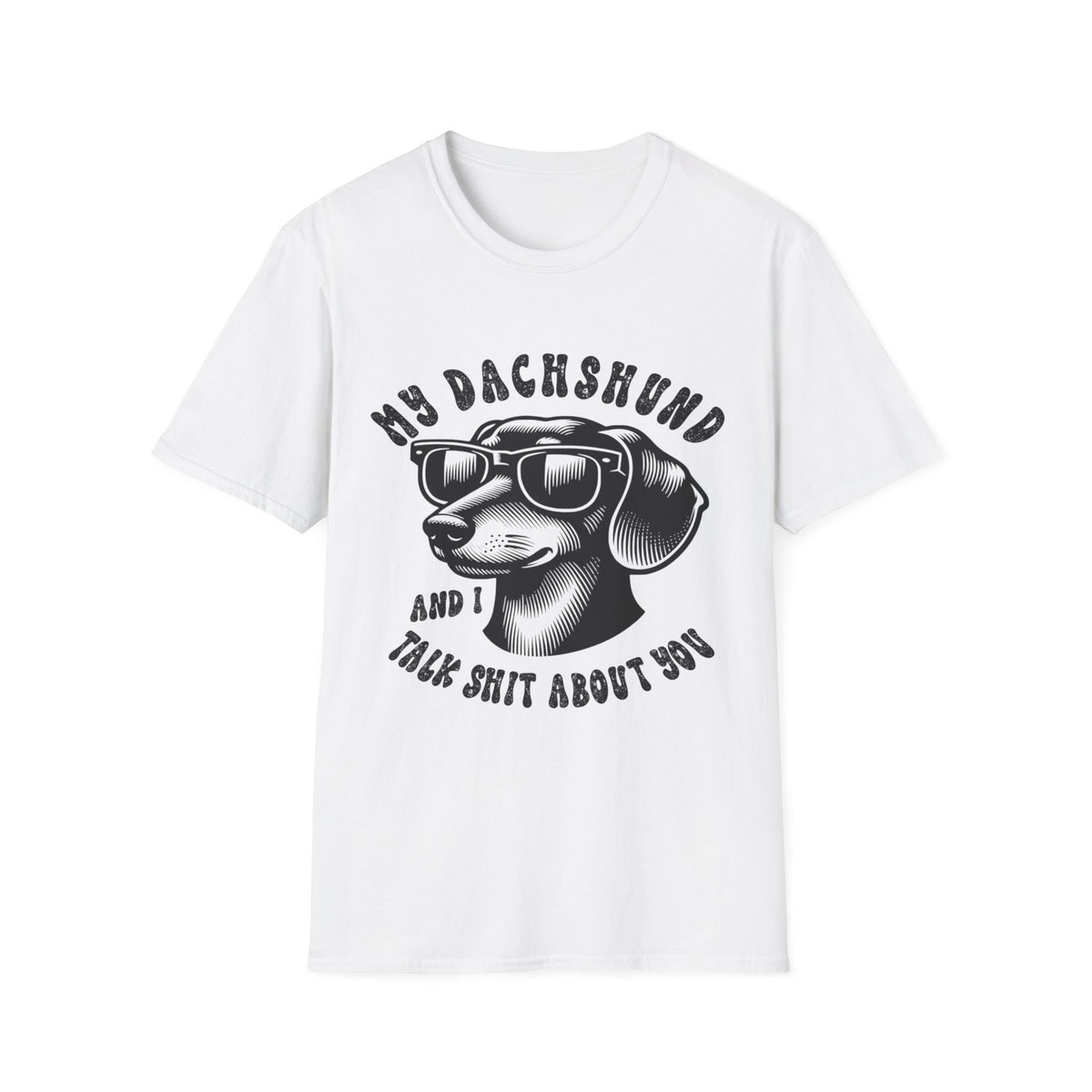 My Dachshund blk t-shirt
