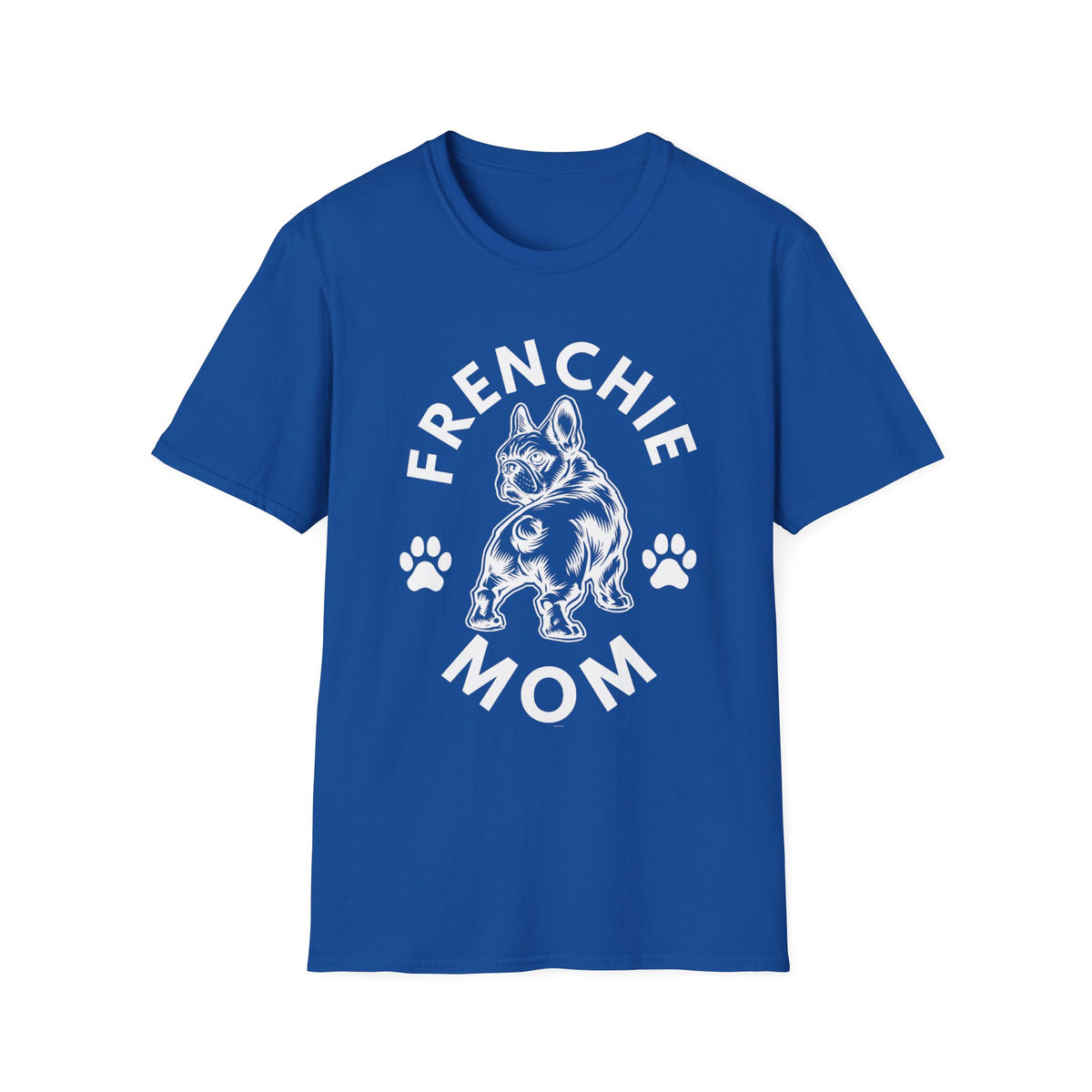 FRENCHIE MOM wht T SHIRT