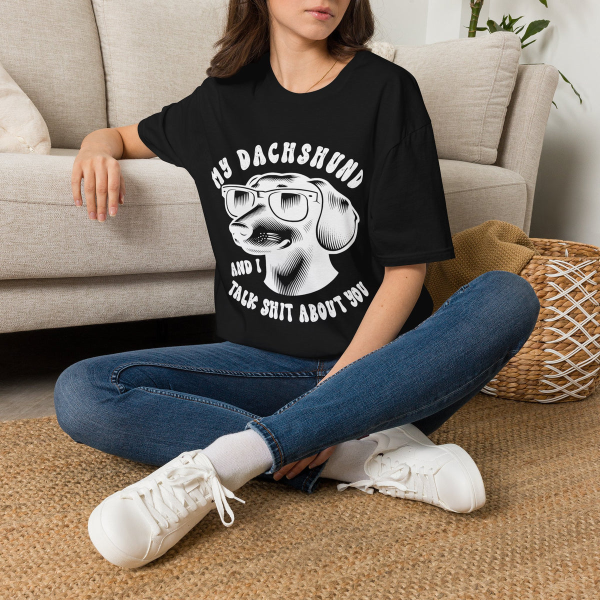My Dachshund wht t-shirt