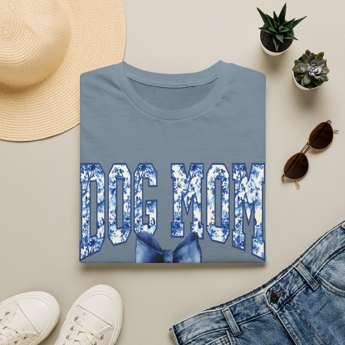 Dog Mom Chinoiserie t-shirt