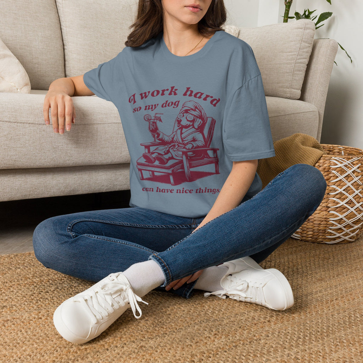 I Work Hard brd t-shirt