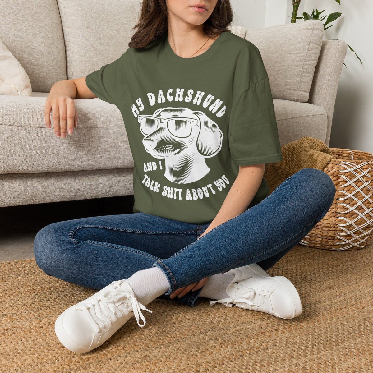 My Dachshund wht t-shirt
