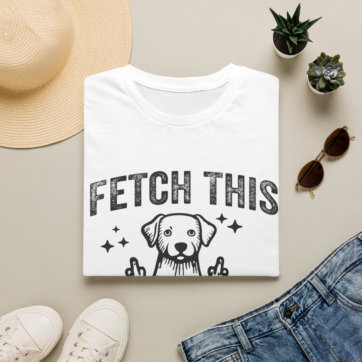 Fetch This blk t-shirt