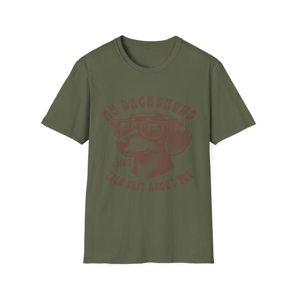 My Dachshund brn t-shirt