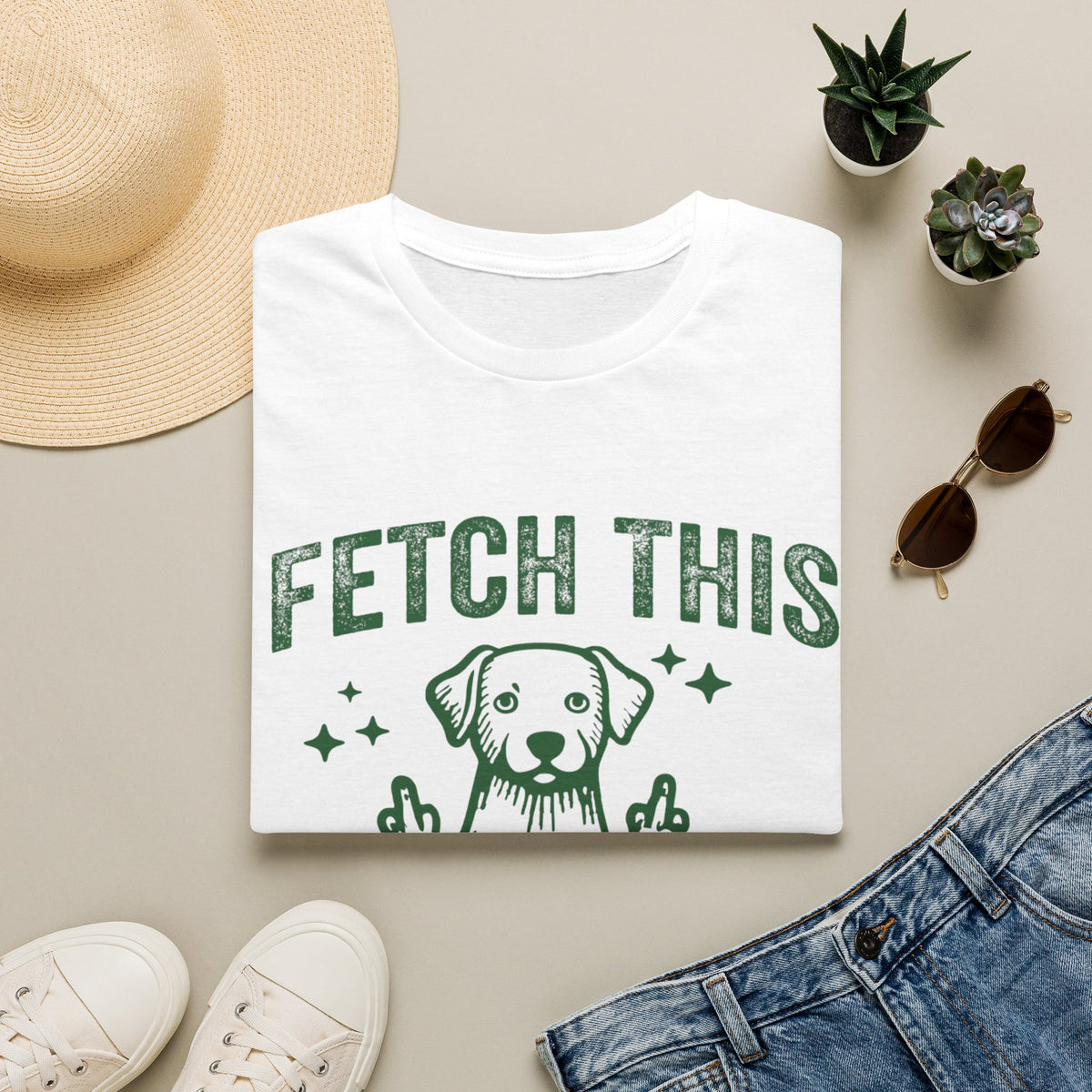 Fetch This grn t-shirt