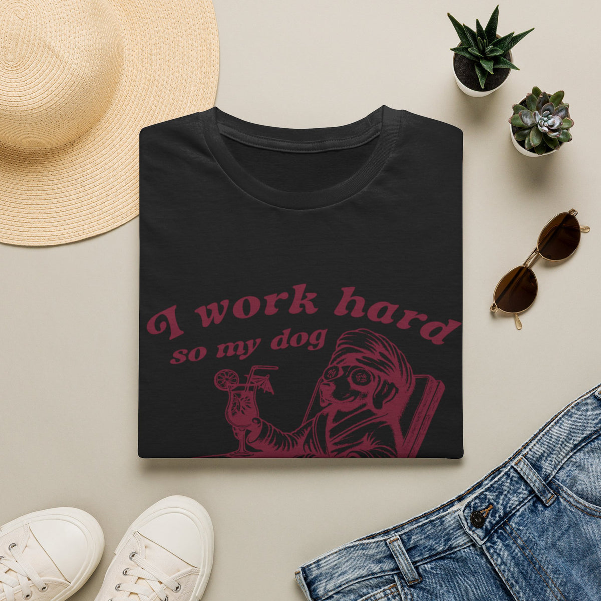 I Work Hard brd t-shirt
