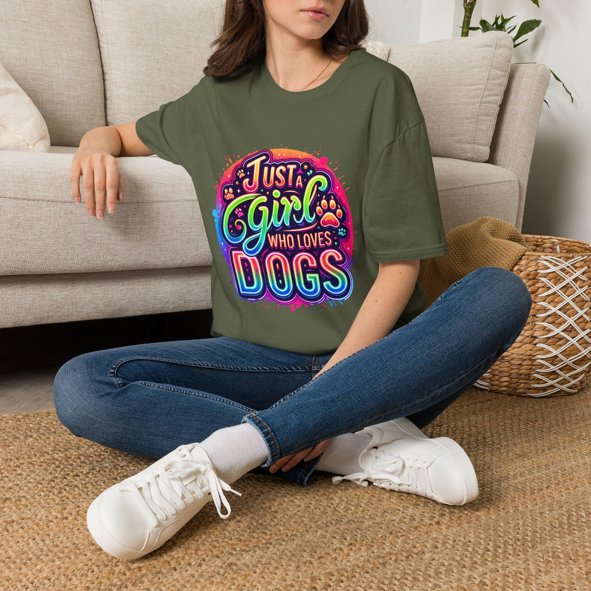 Just a Girl Who Loves Dogs t-shirt