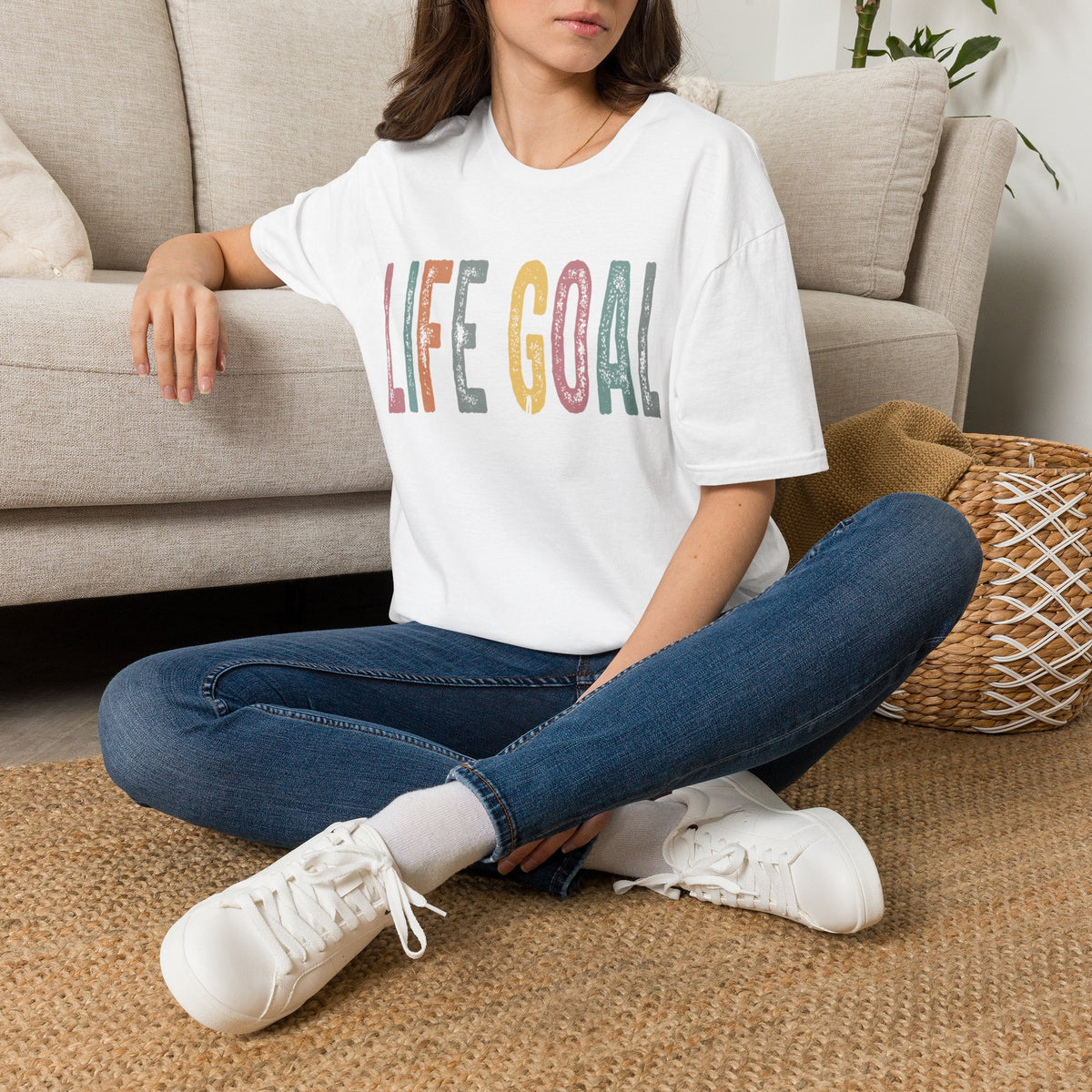 Life Goal Pet All Dogs wht t-shirt