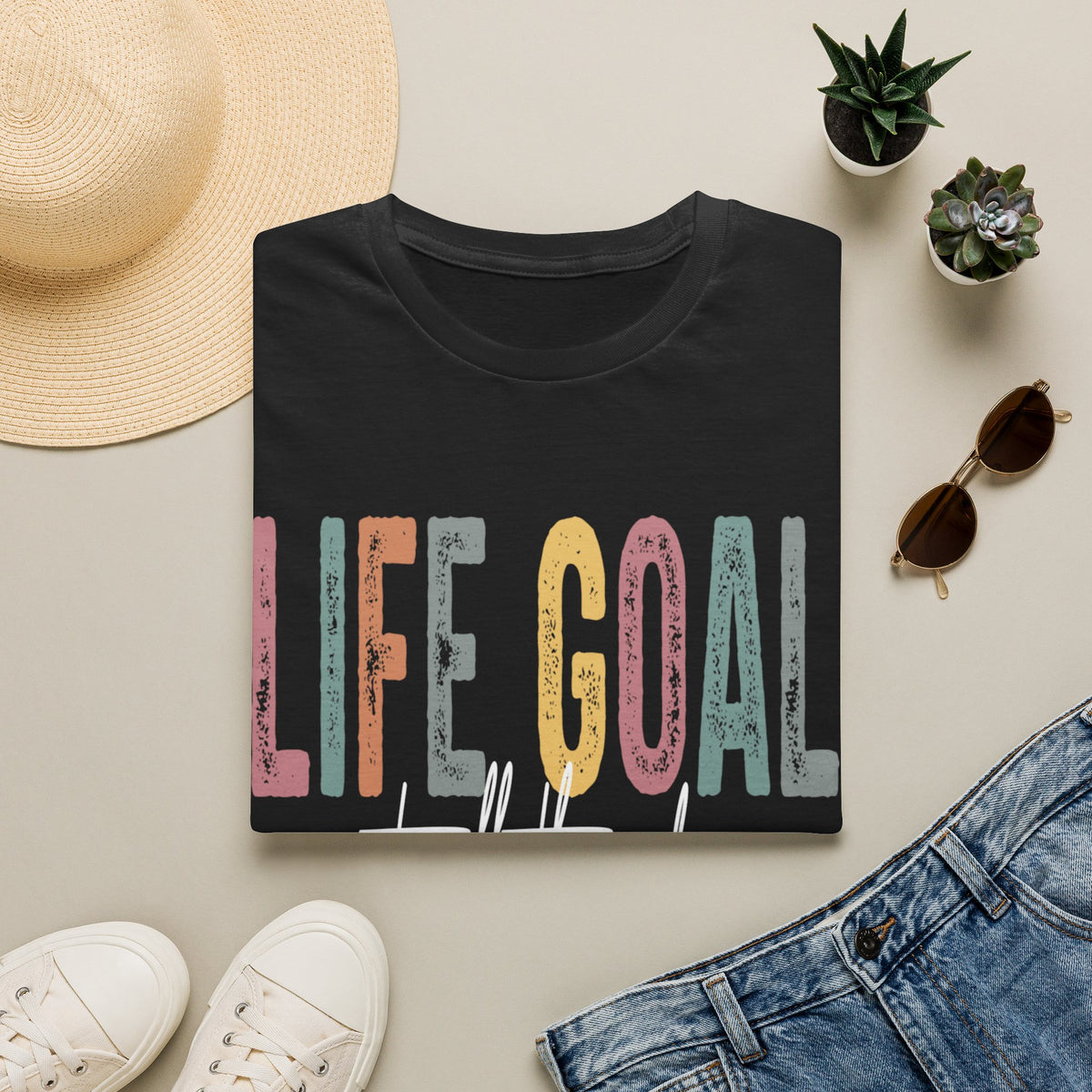 Life Goal Pet All Dogs wht t-shirt