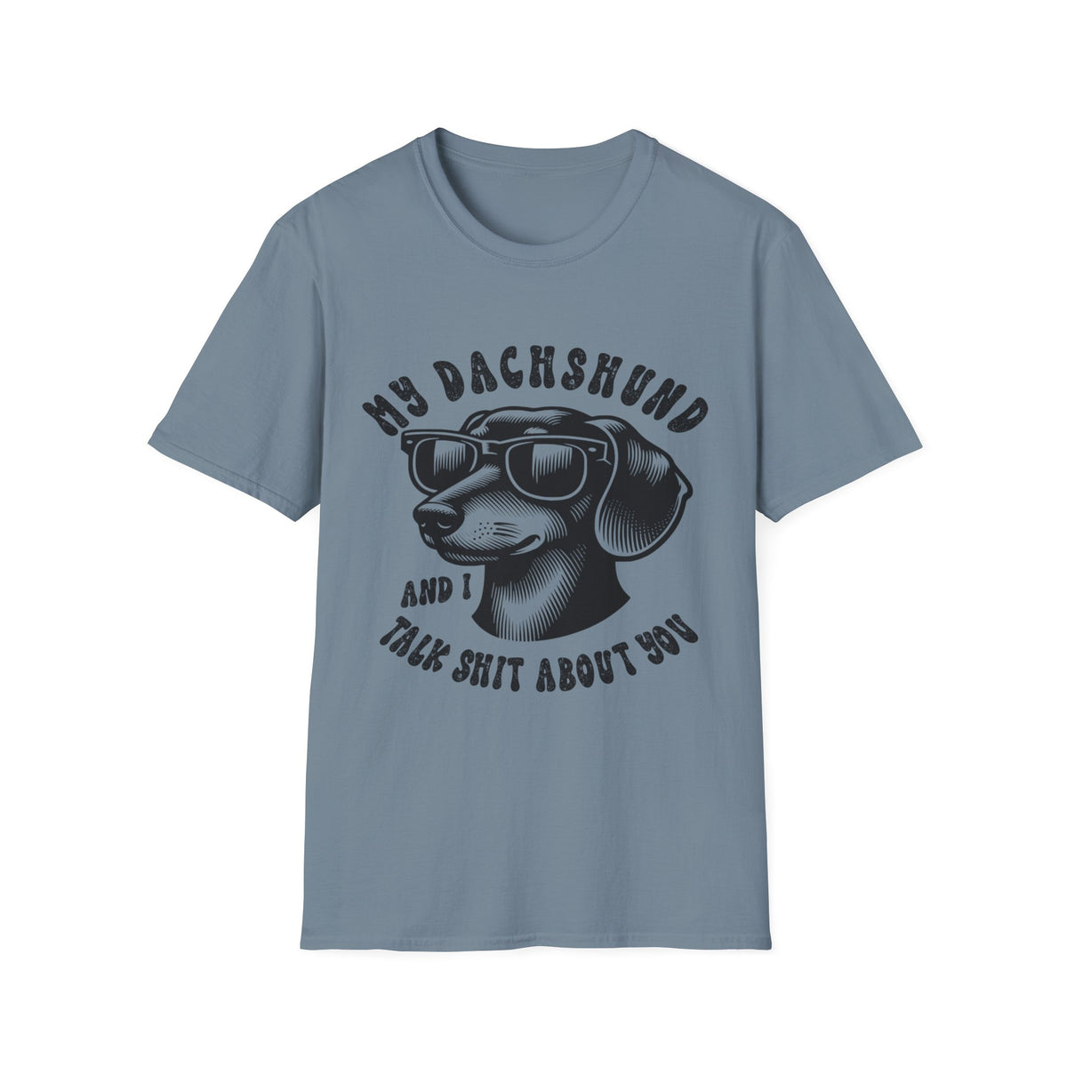 My Dachshund blk t-shirt