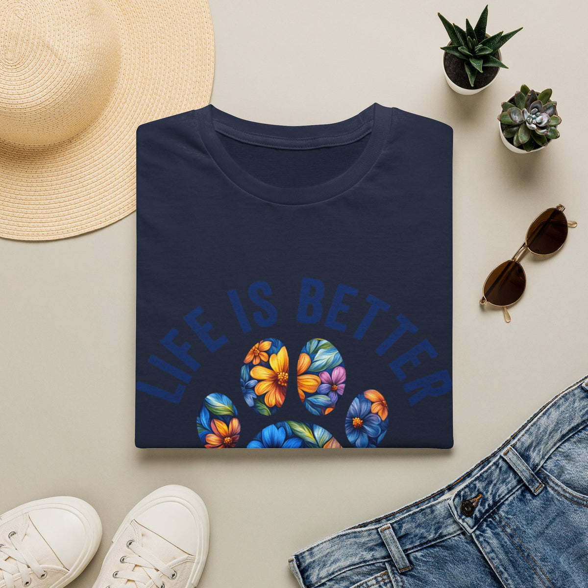 Life Better With Dogs t-shirt