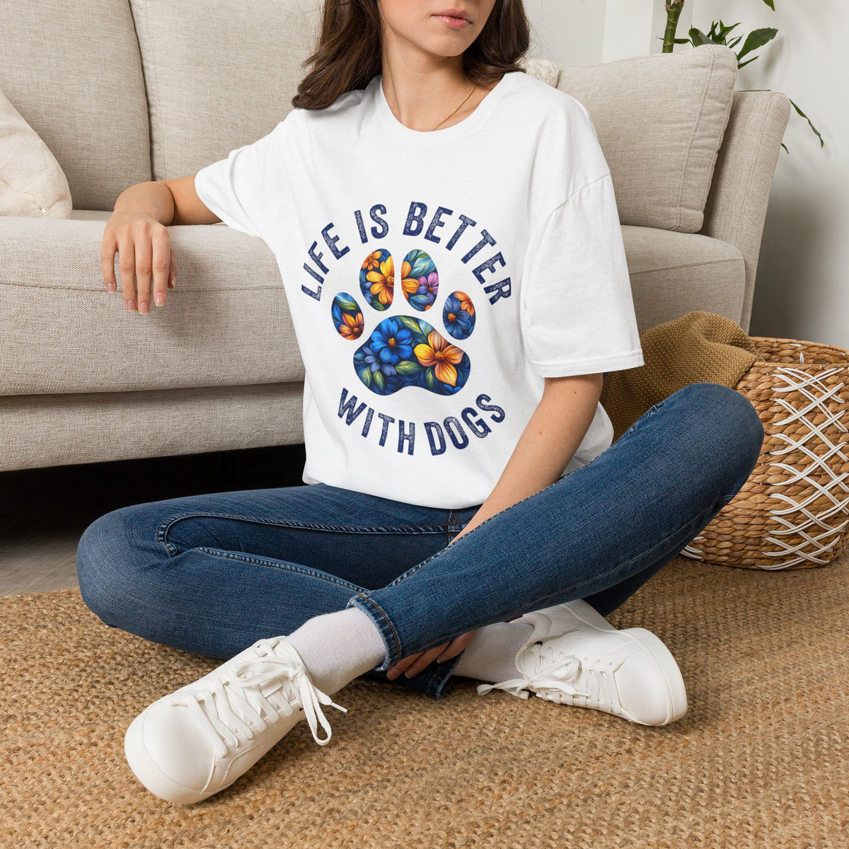 Life Better With Dogs t-shirt