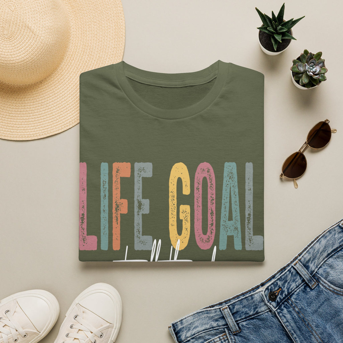 Life Goal Pet All Dogs wht t-shirt