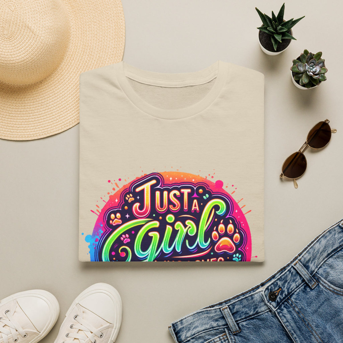 Just a Girl Who Loves Dogs t-shirt