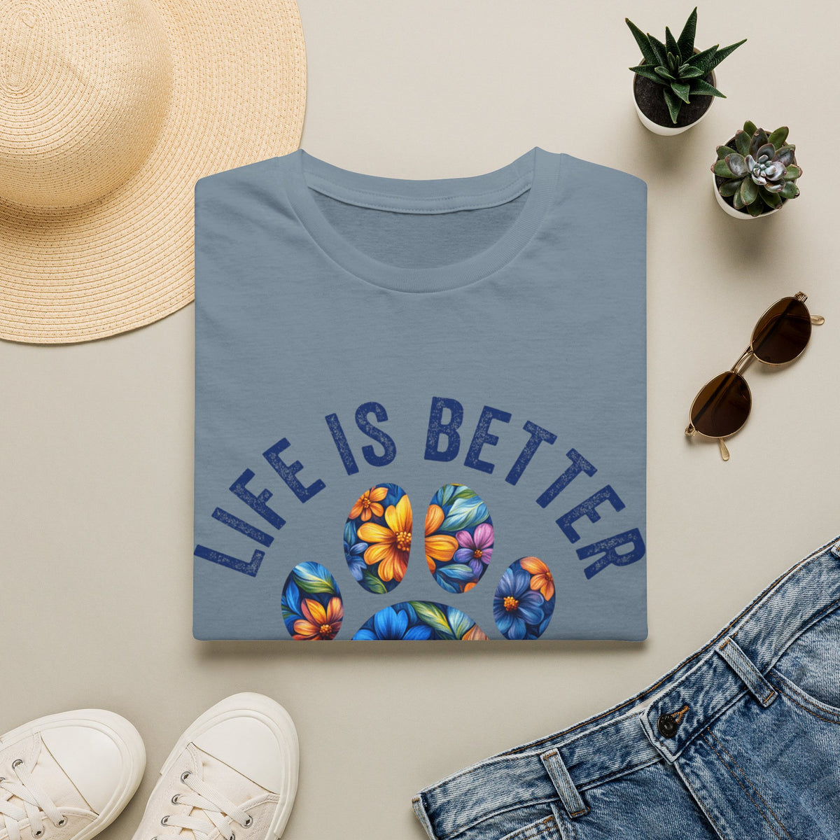 Life Better With Dogs t-shirt