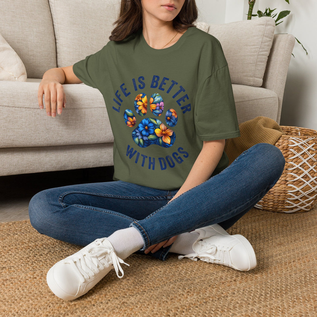 Life Better With Dogs t-shirt