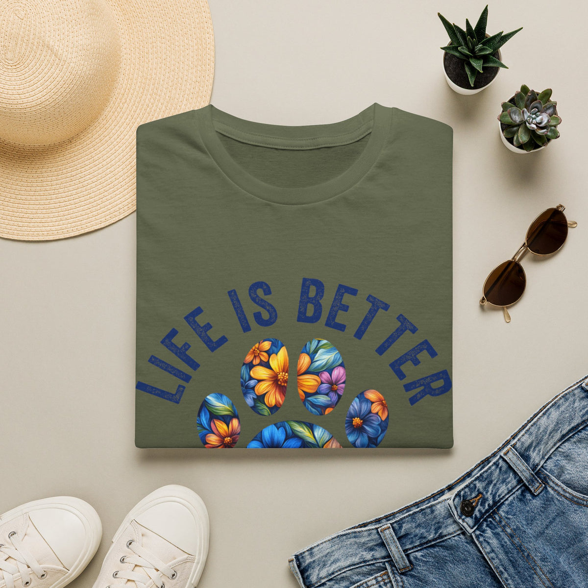 Life Better With Dogs t-shirt
