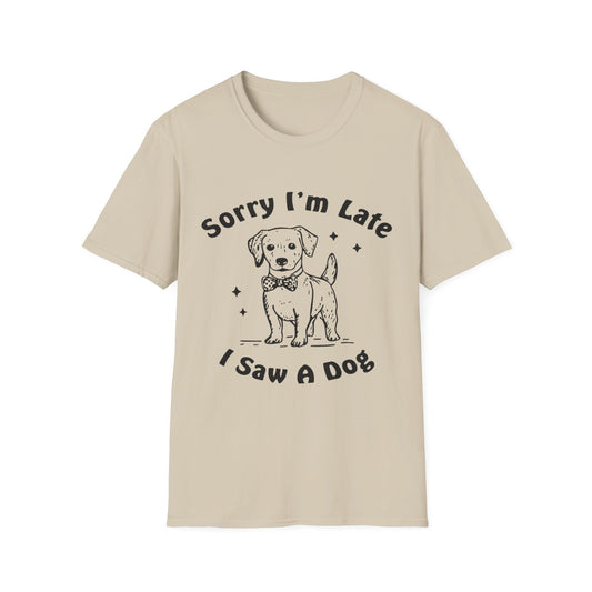 Sorry Im Late blk t-shirt