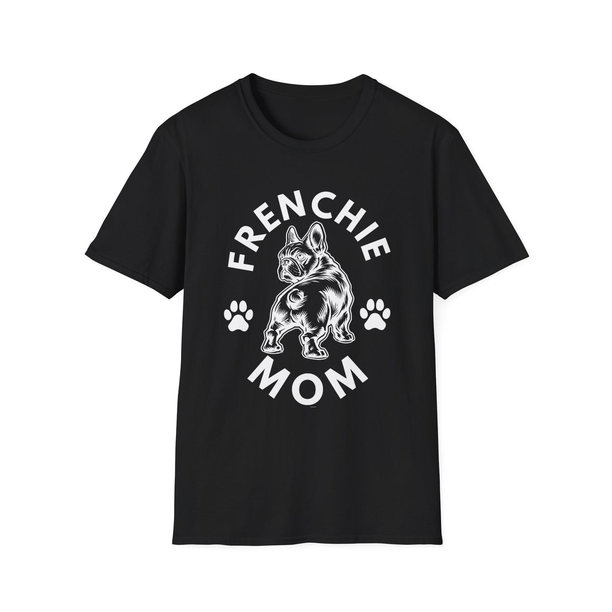 FRENCHIE MOM wht T SHIRT