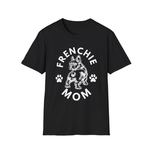 FRENCHIE MOM wht T SHIRT