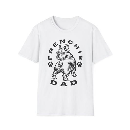 FRENCHIE DAD blk T SHIRT
