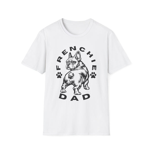 FRENCHIE DAD blk T SHIRT