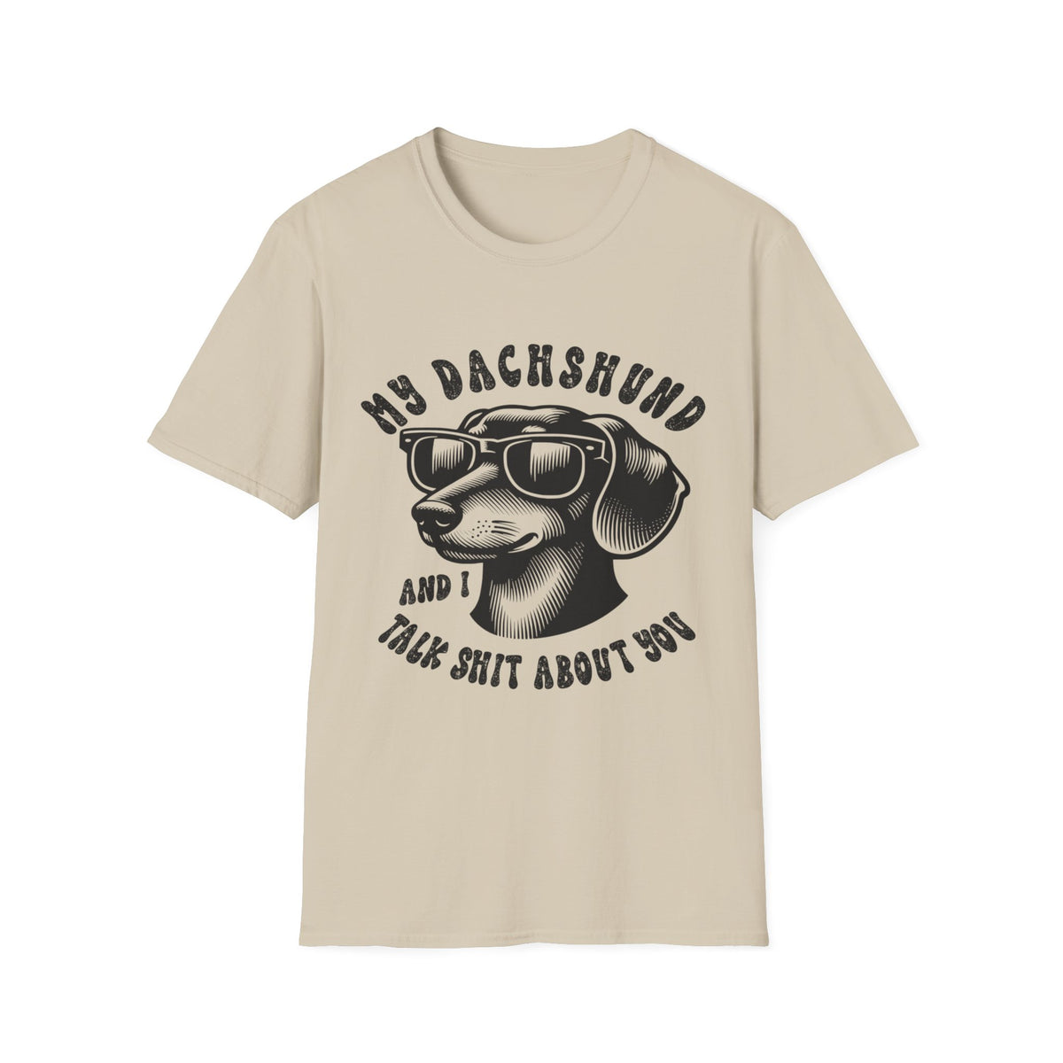 My Dachshund blk t-shirt