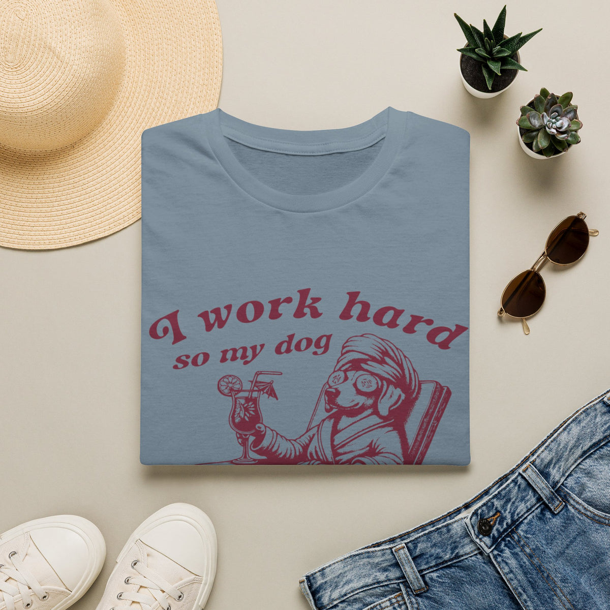 I Work Hard brd t-shirt