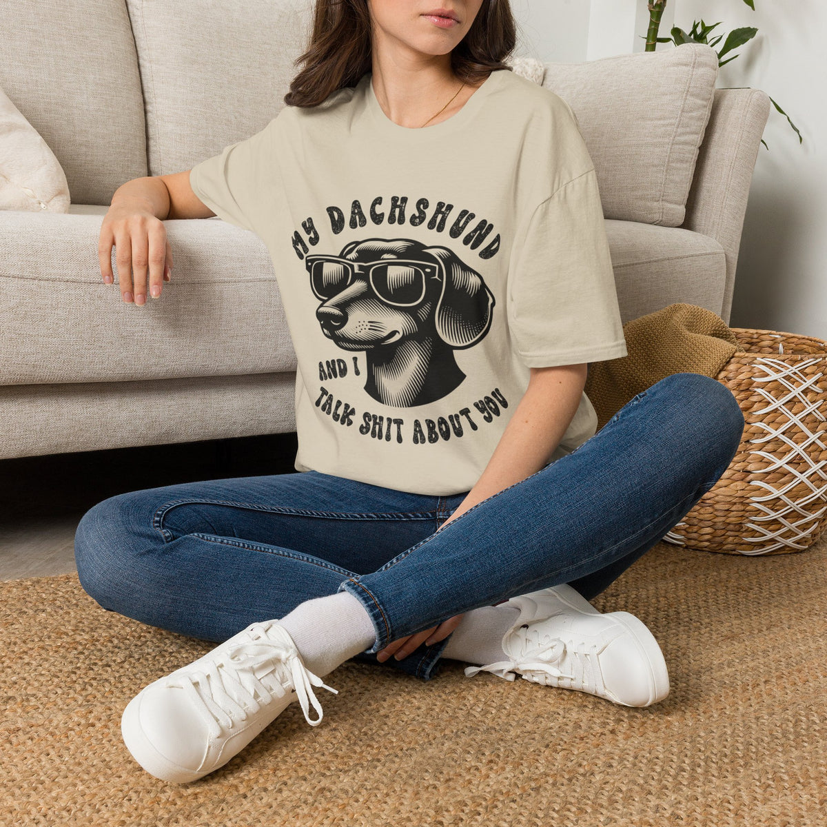My Dachshund blk t-shirt