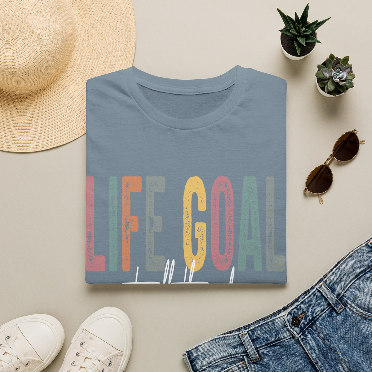 Life Goal Pet All Dogs wht t-shirt