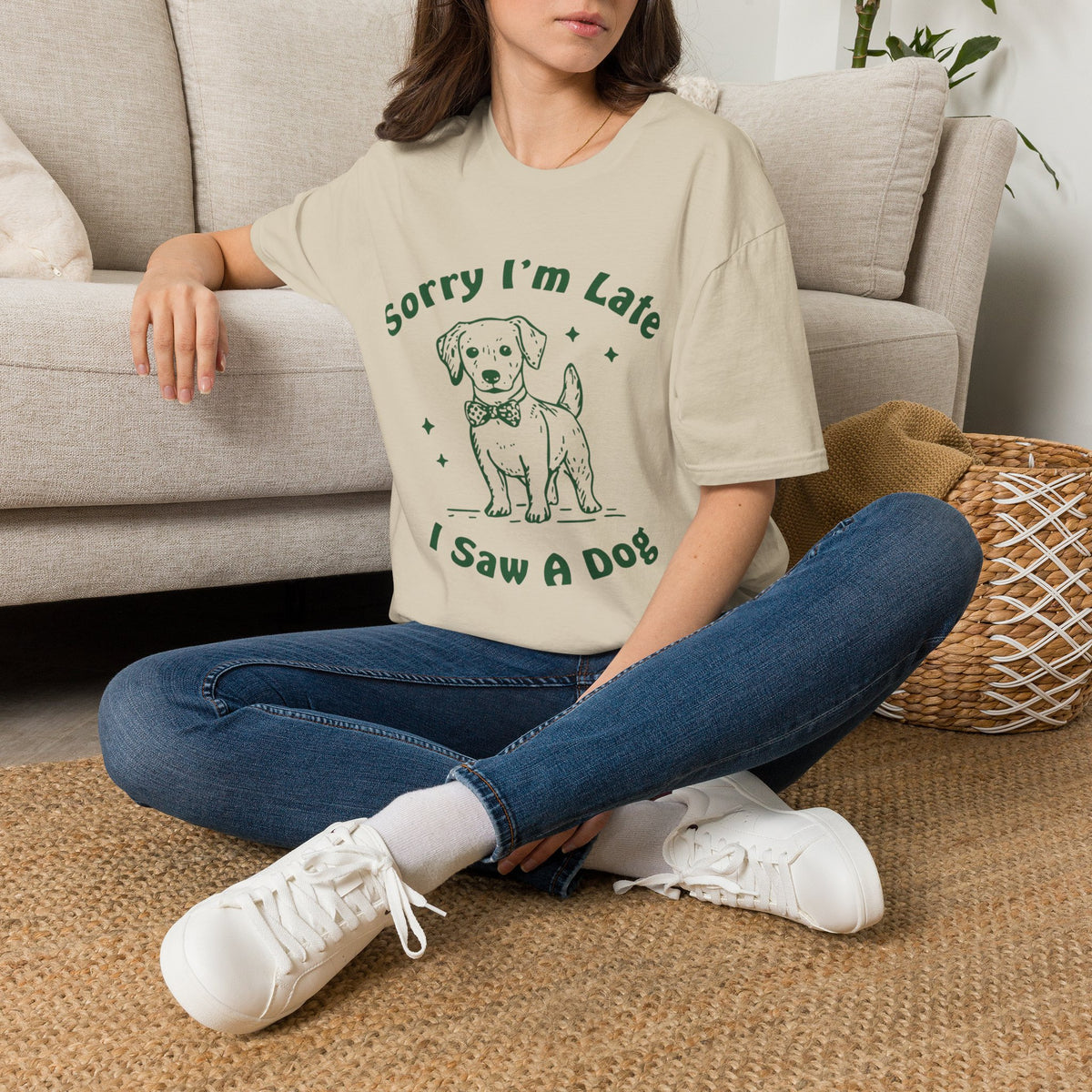 Sorry Im Late grn t-shirt