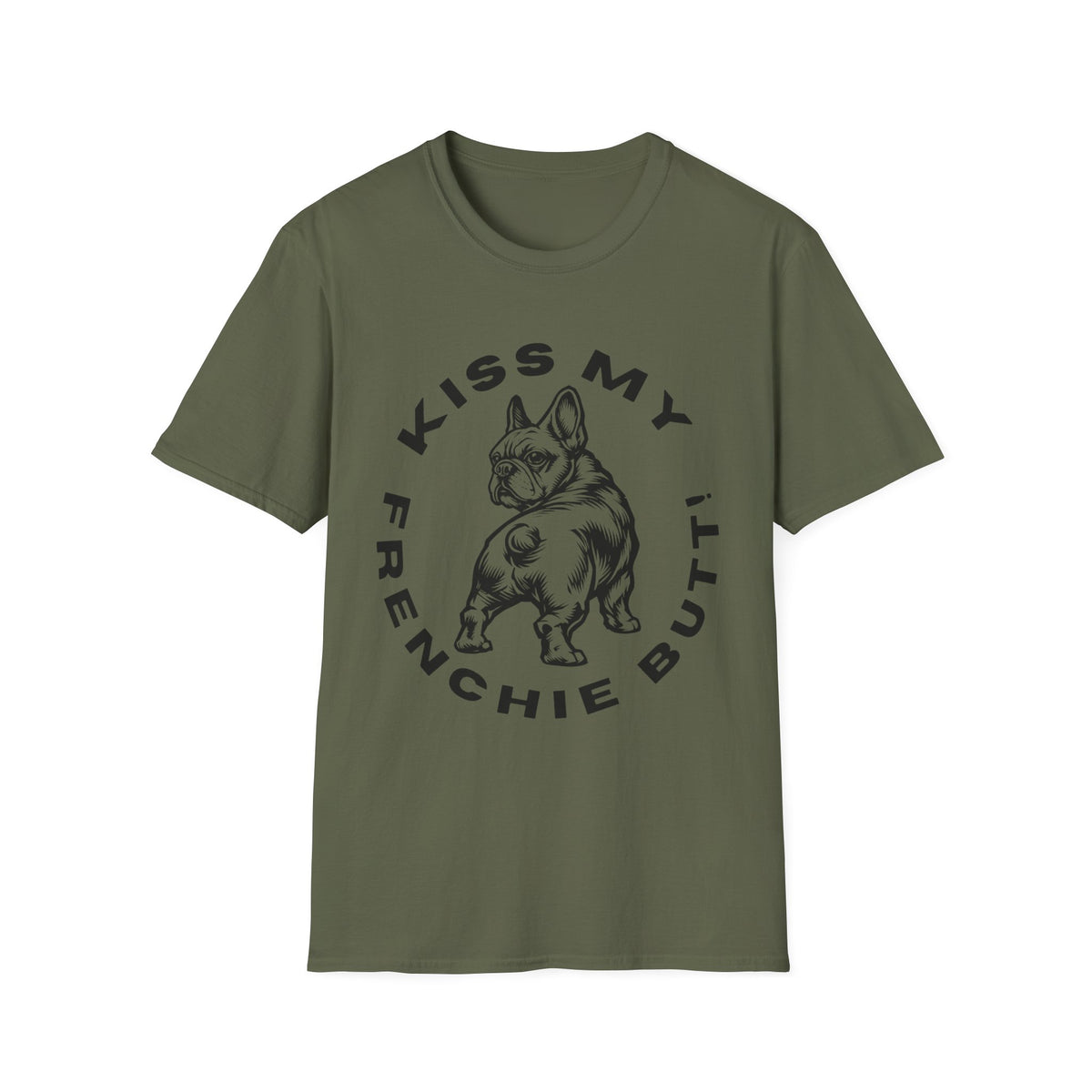 KMFB CRIRCLE FILLED BLK T SHIRT