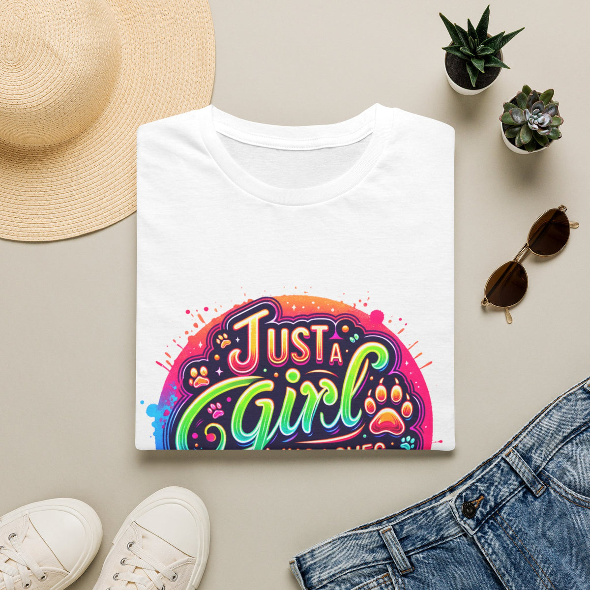 Just a Girl Who Loves Dogs t-shirt