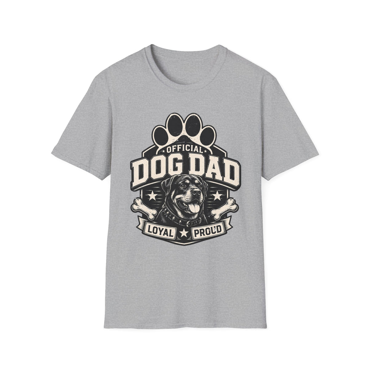 LOYAL & PROUD DOG DAD T SHIRT