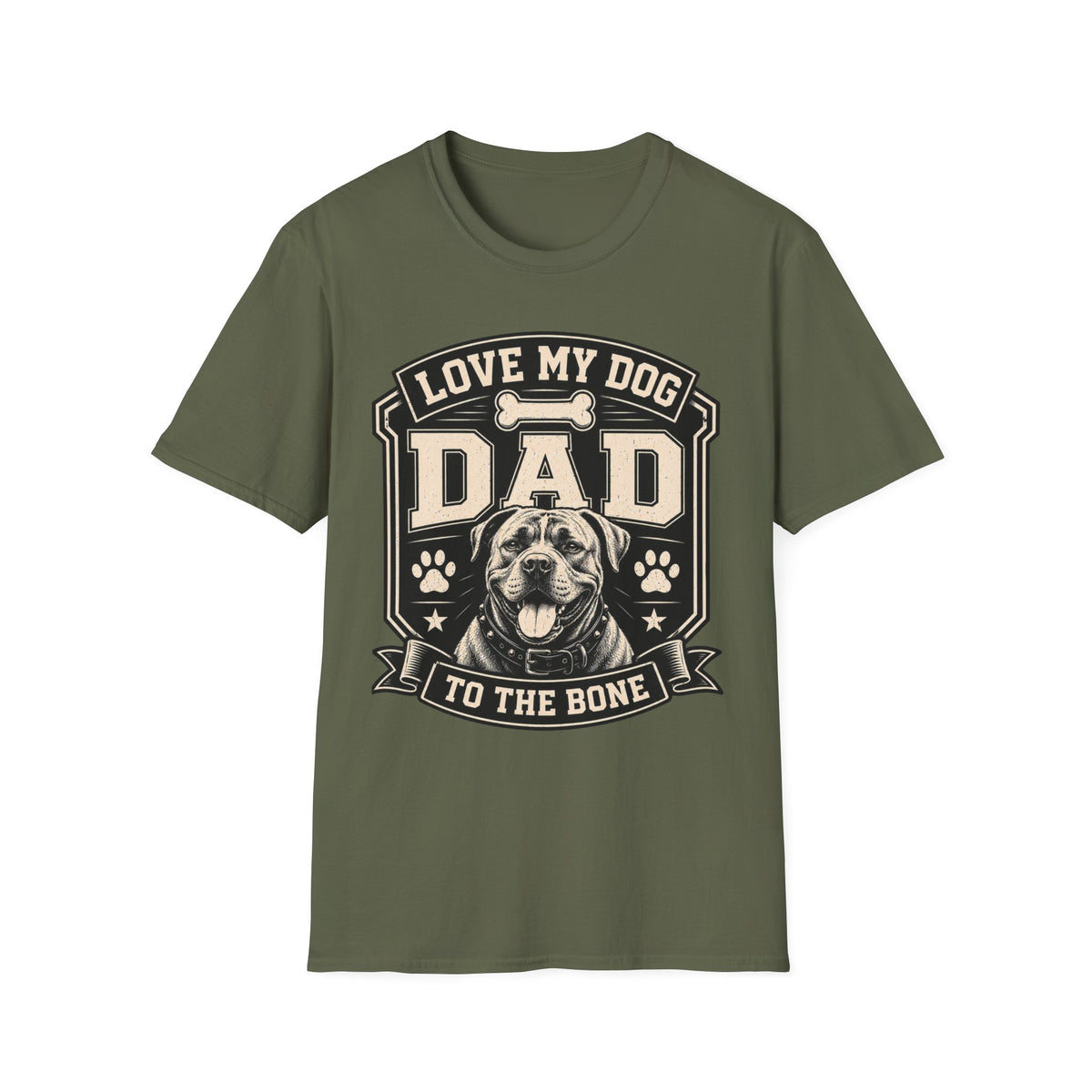 LMD TTB DOG DAD T SHIRT