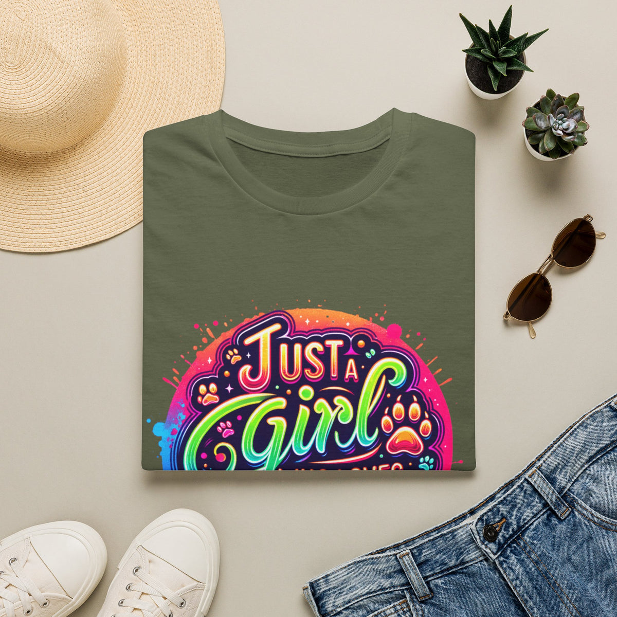 Just a Girl Who Loves Dogs t-shirt