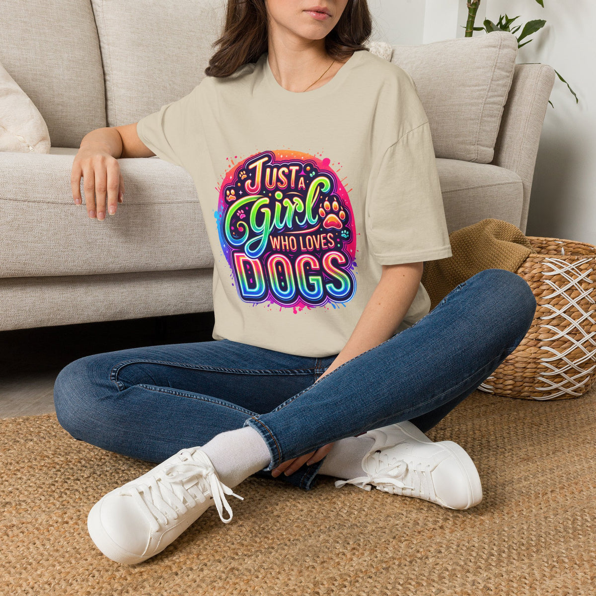 Just a Girl Who Loves Dogs t-shirt