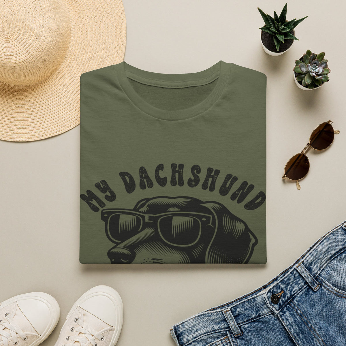 My Dachshund blk t-shirt