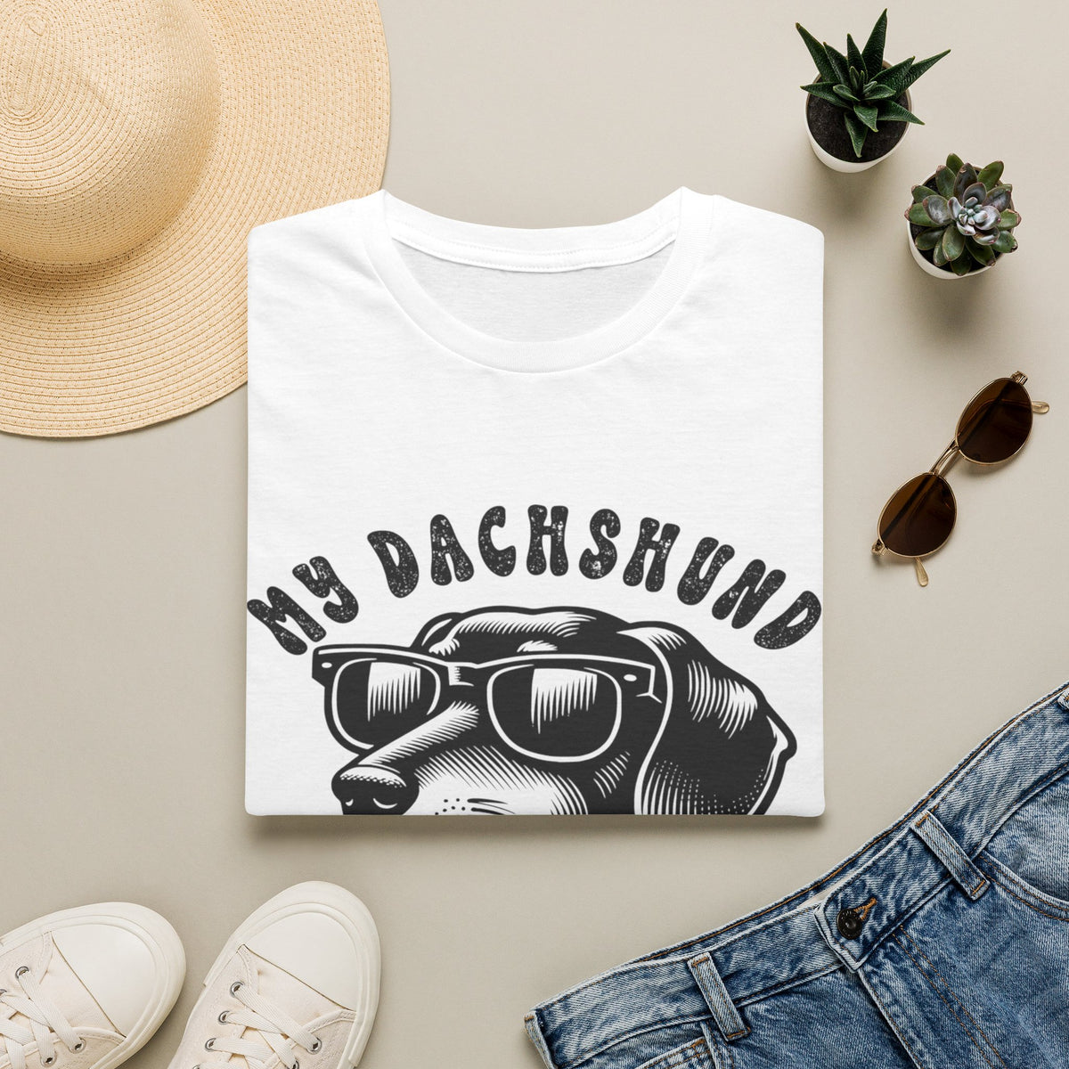 My Dachshund blk t-shirt