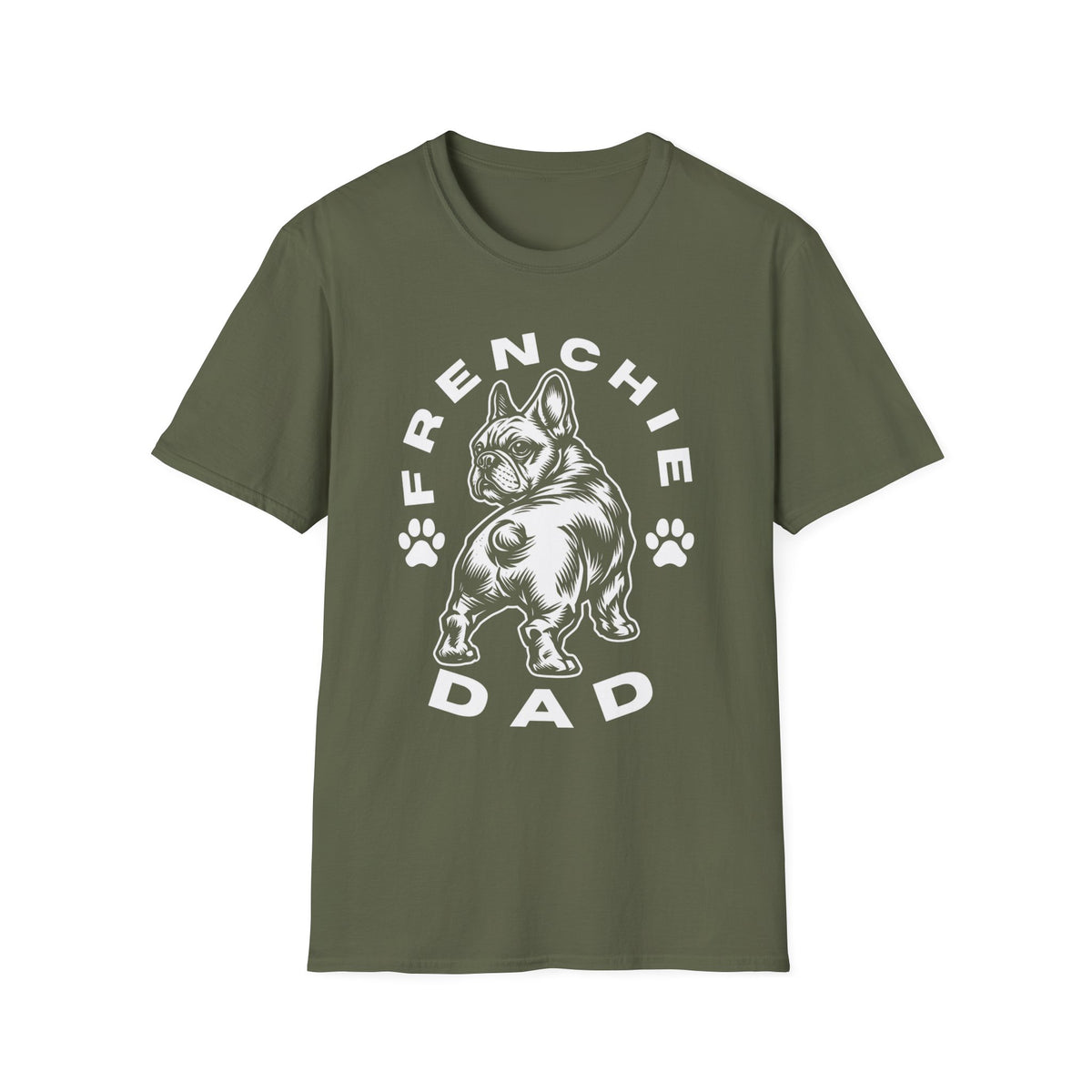 FRENCHIE DAD wht of T SHIRT