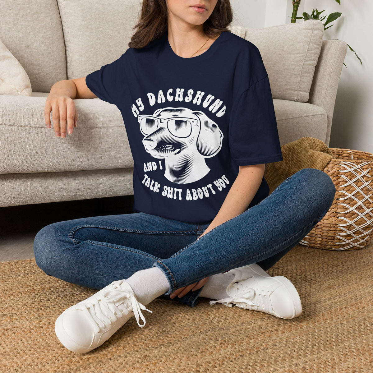 My Dachshund wht t-shirt