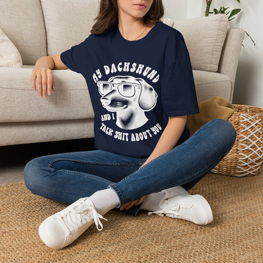 My Dachshund wht t-shirt
