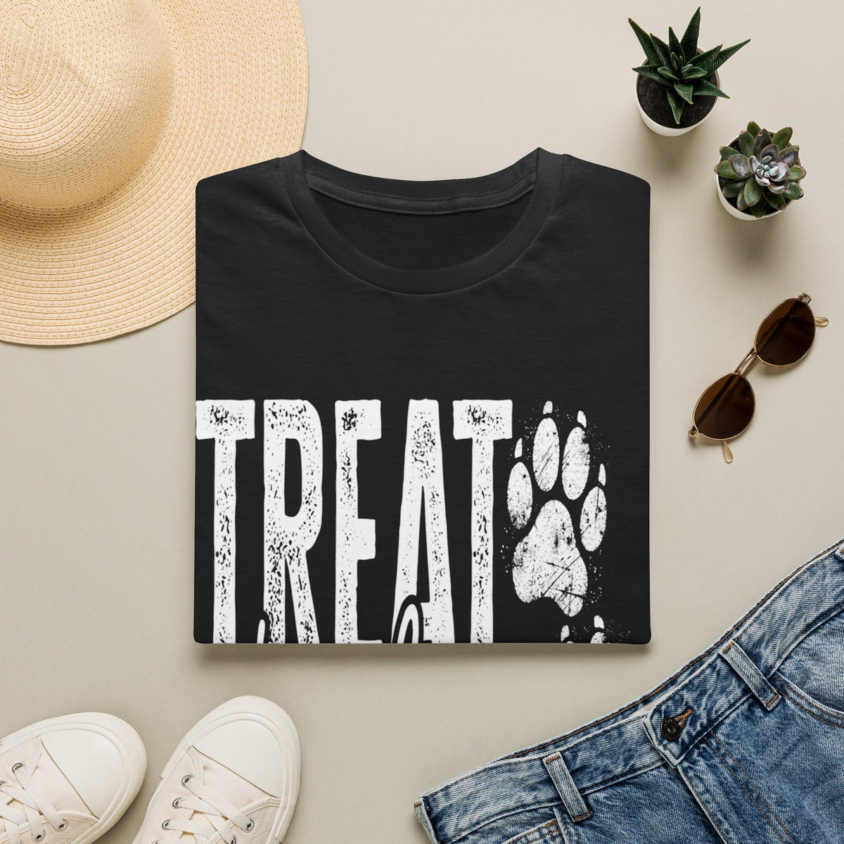 Treat Dealer wht t-shirt